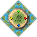 Volcanic Island Map